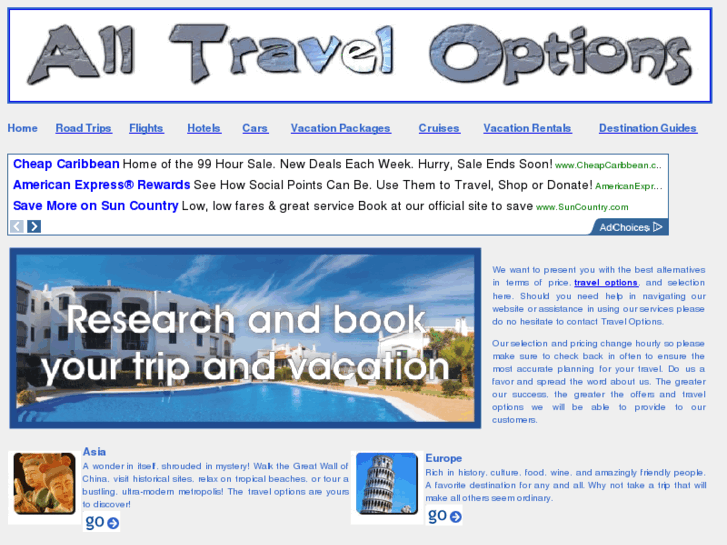 www.alltraveloptions.net