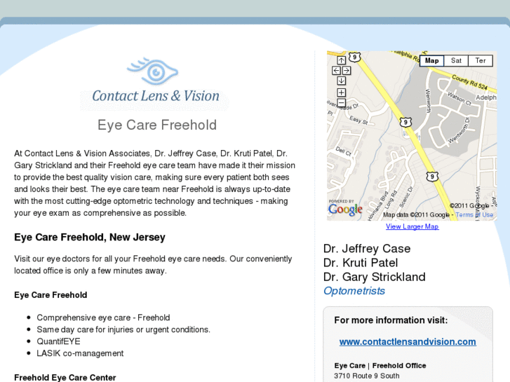 www.eyecarefreehold.com