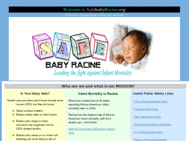 www.safebabyracine.org