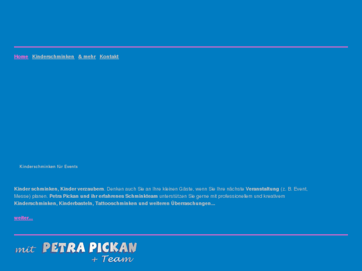 www.pickmaus-kinderschminken.de