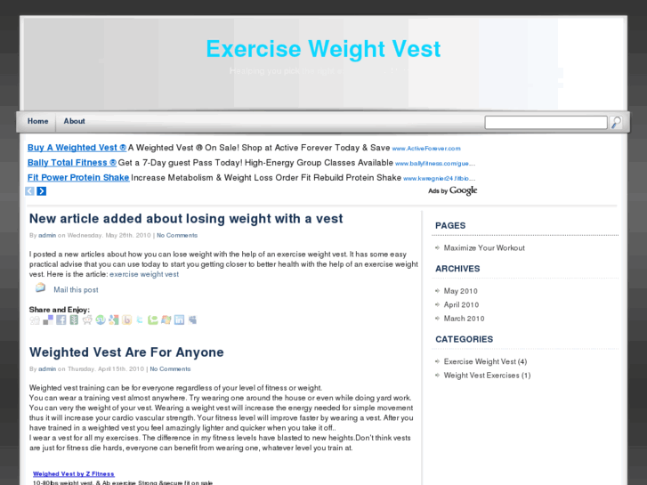 www.exerciseweightvest.com