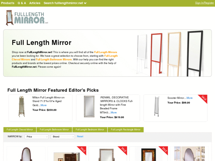 www.fulllengthmirror.net