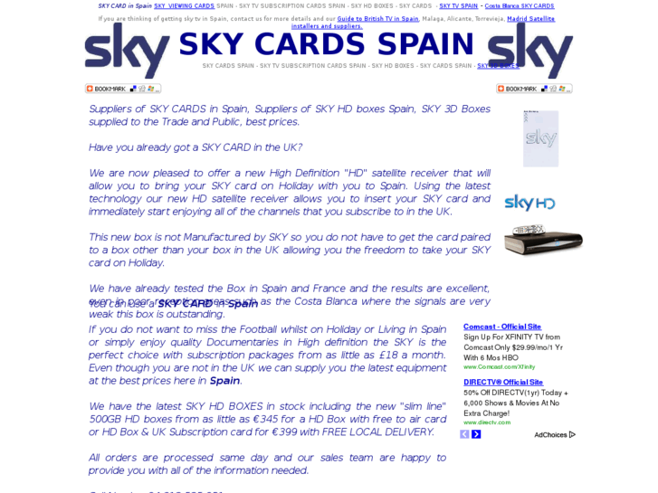 www.sky-cards-spain.com