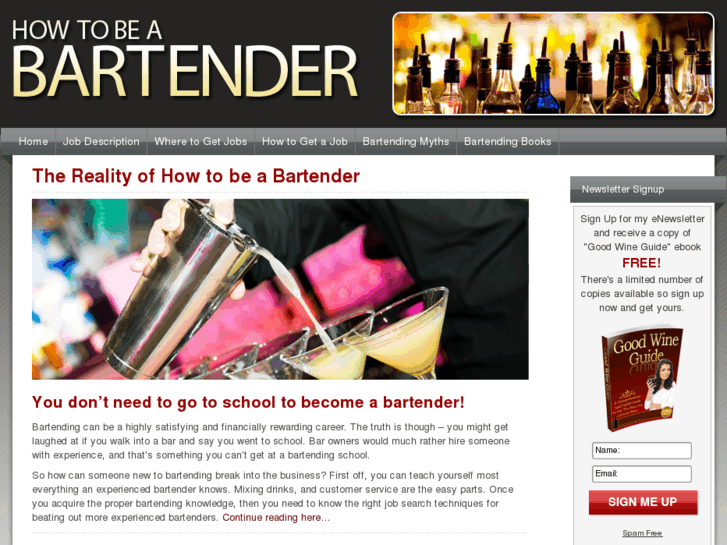 www.howtobeabartender.org