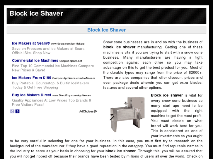 www.blockiceshaver.info