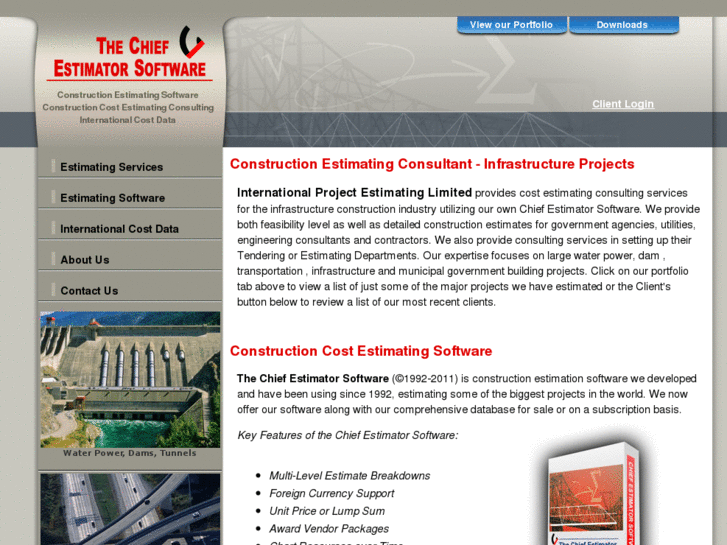 www.chiefestimatorsoftware.com