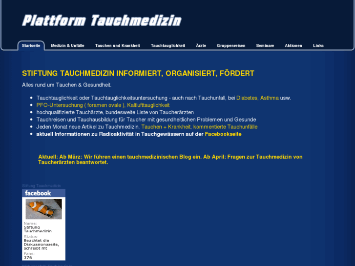 www.plattform-tauchmedizin.org