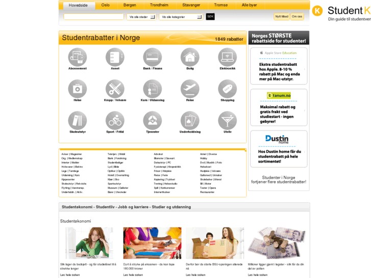 www.studentkatalogen.no