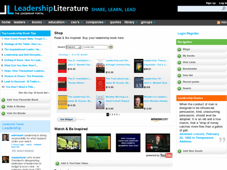 www.leadershipliterature.com