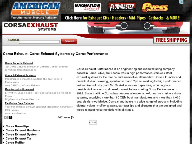 www.corsaexhaustsystems.com