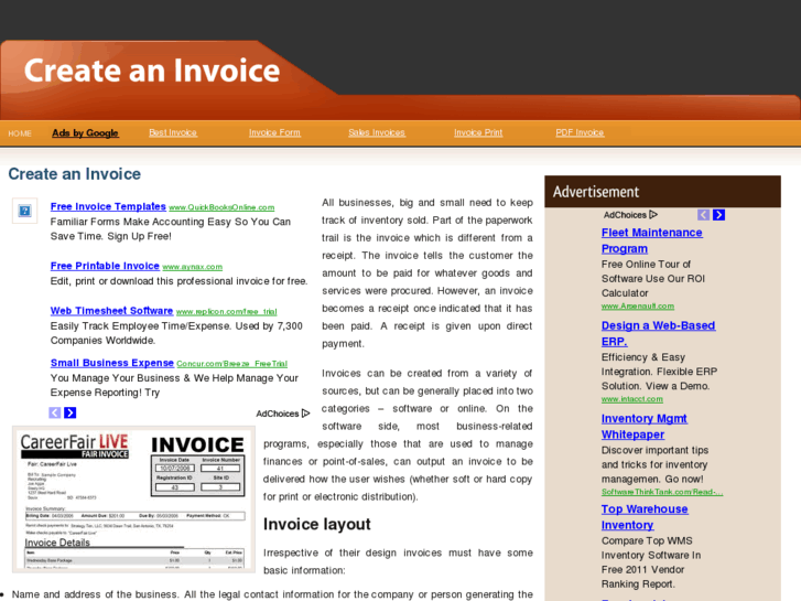 www.createaninvoice.org