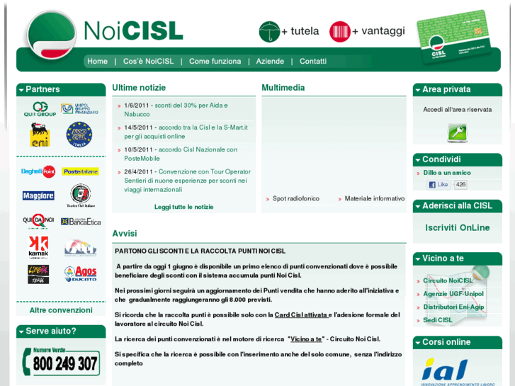 www.noicisl.it