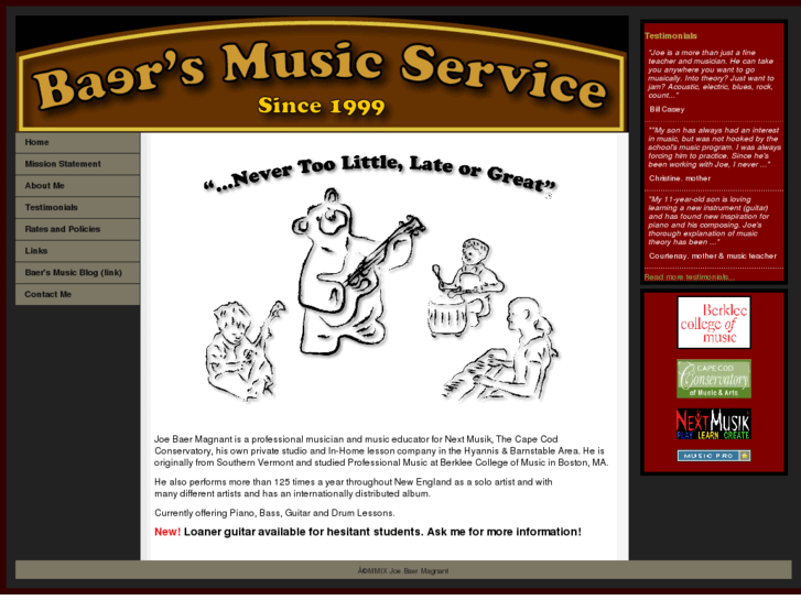 www.baersmusicservice.com