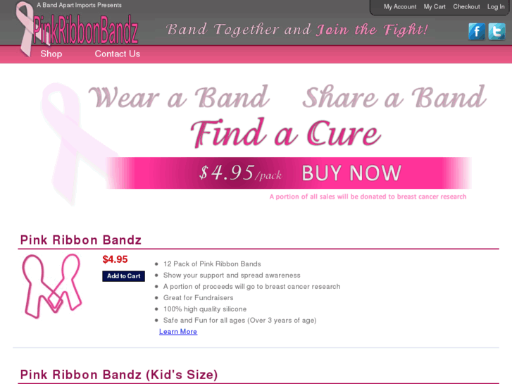 www.pinkribbonbands.com