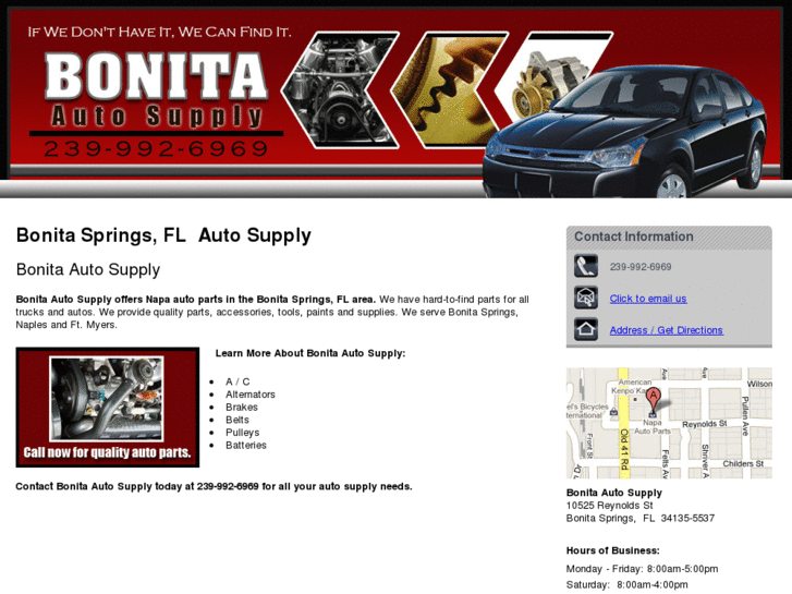 www.bonitaspringsautoandtruckparts.com