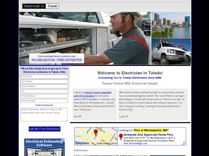 www.electricianintoledo.com