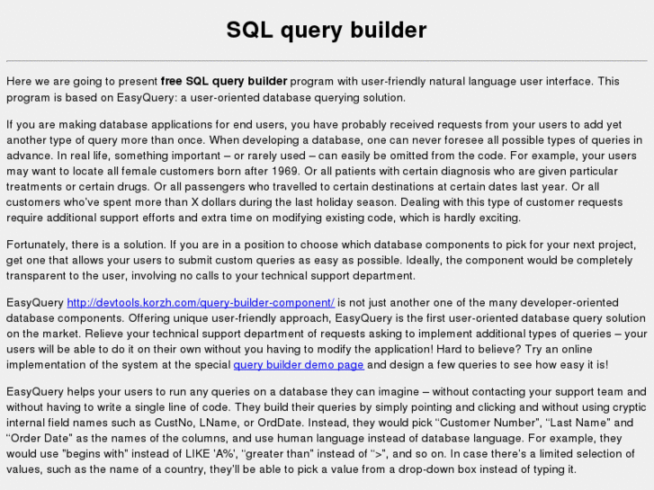 www.sqlquerybuilder.net