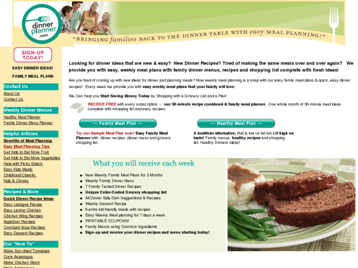 www.dinnerplanner.com