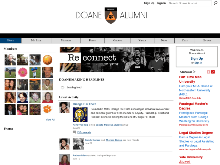 www.doanealumni.com