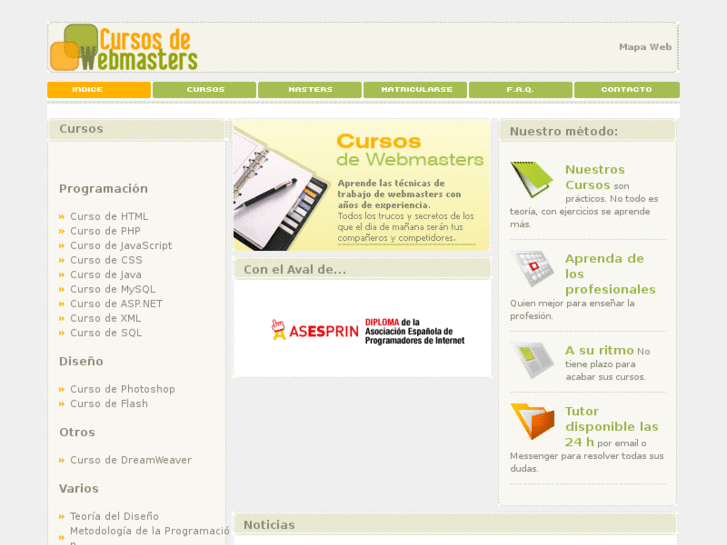 www.cursosdewebmasters.com