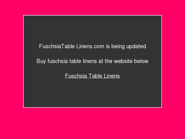 www.fuschiatablelinens.com