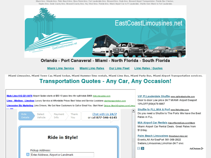 www.eastcoastlimousines.net