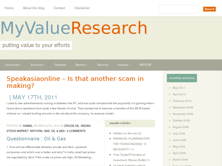 www.myvalueresearch.com