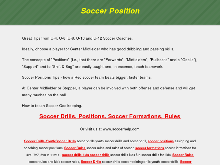 www.soccerposition.net