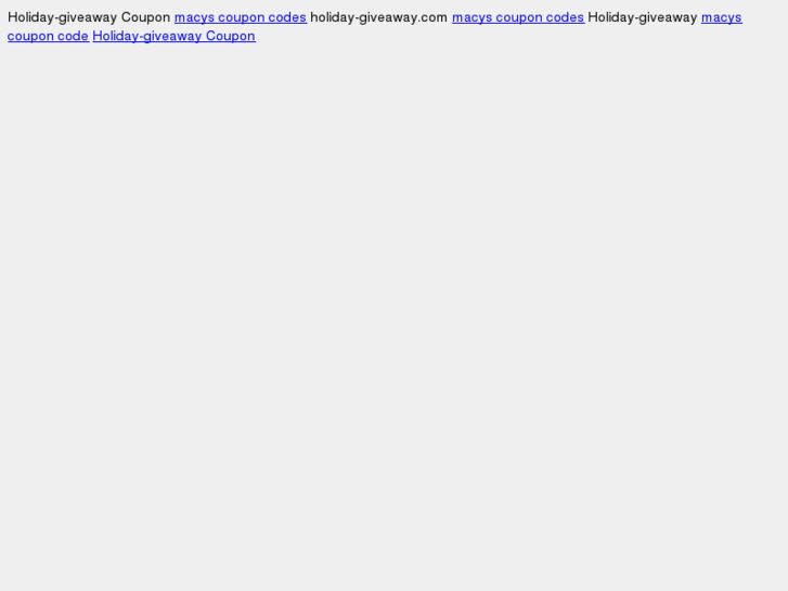 www.holiday-giveaway.com