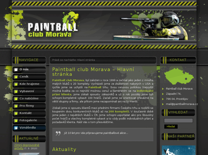 www.paintballmorava.cz
