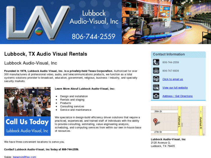 www.lubbockaudiovisual.com