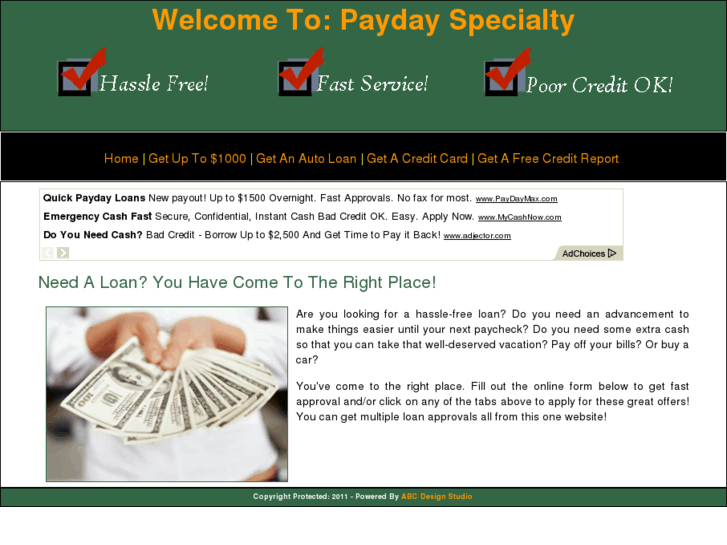 www.paydayspecialty.com