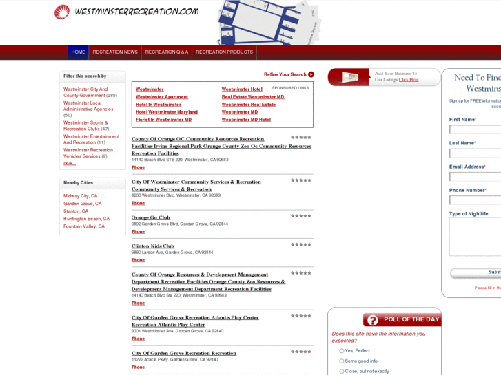 www.westminsterrecreation.com