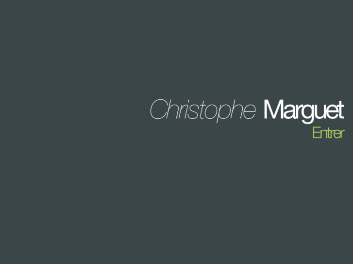 www.christophemarguet.net
