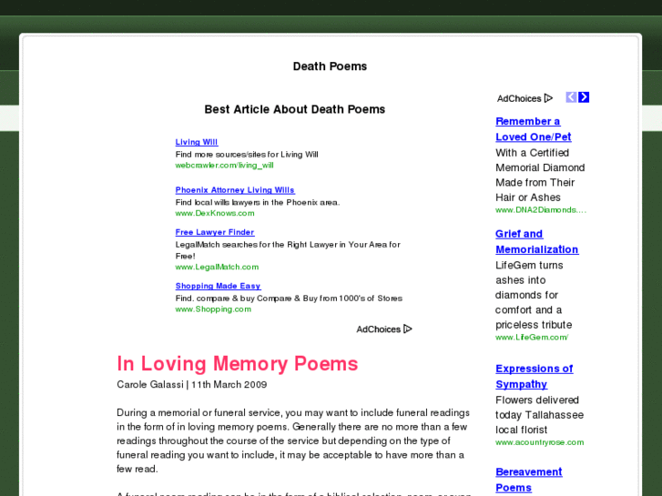 www.deathpoems.org