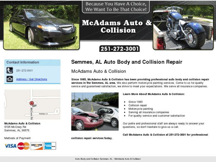 www.mcadamsauto-collision.com