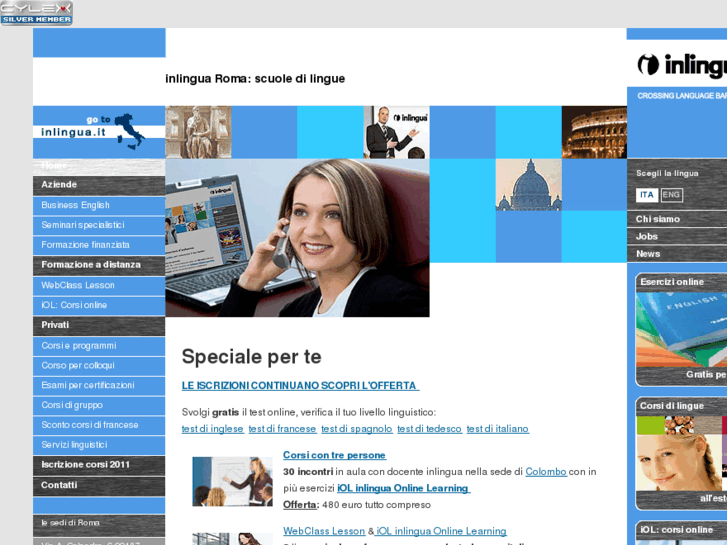 www.inlinguaroma.com
