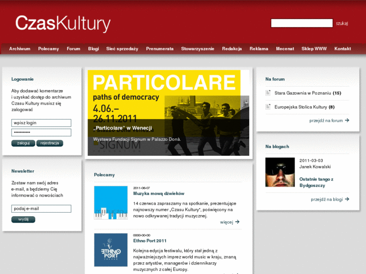www.czaskultury.pl
