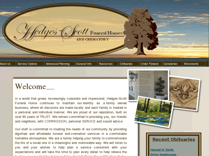 www.hedgesscottfuneralhomes.com