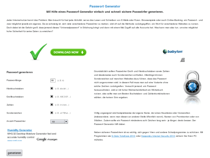 www.passwort-generator.com