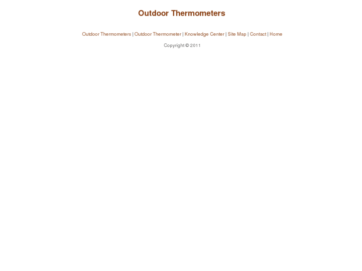 www.outdoor-thermometers.org