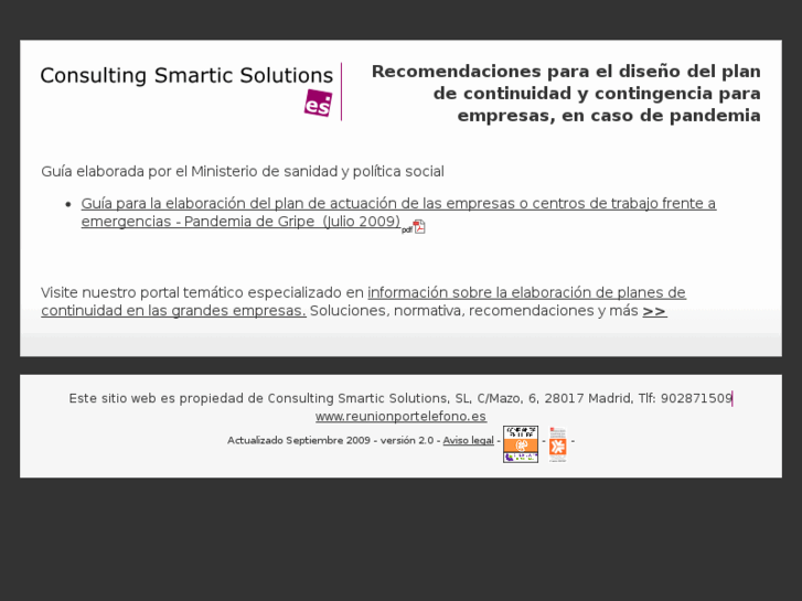 www.plandecontinuidad.es