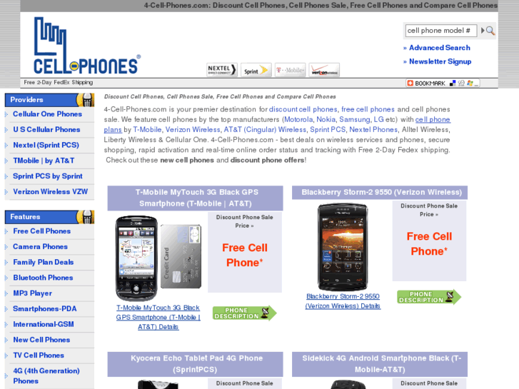 www.4-cell-phones.com