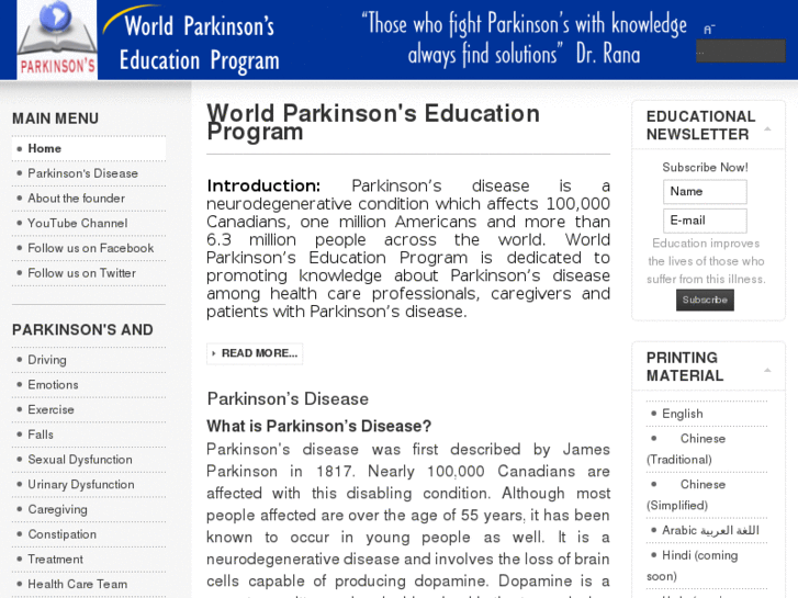 www.parkinsonseducation.org
