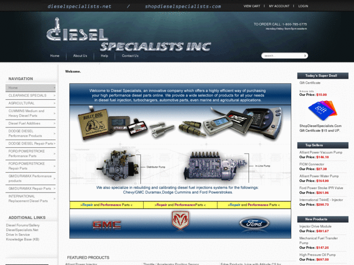 www.shopdieselspecialists.com