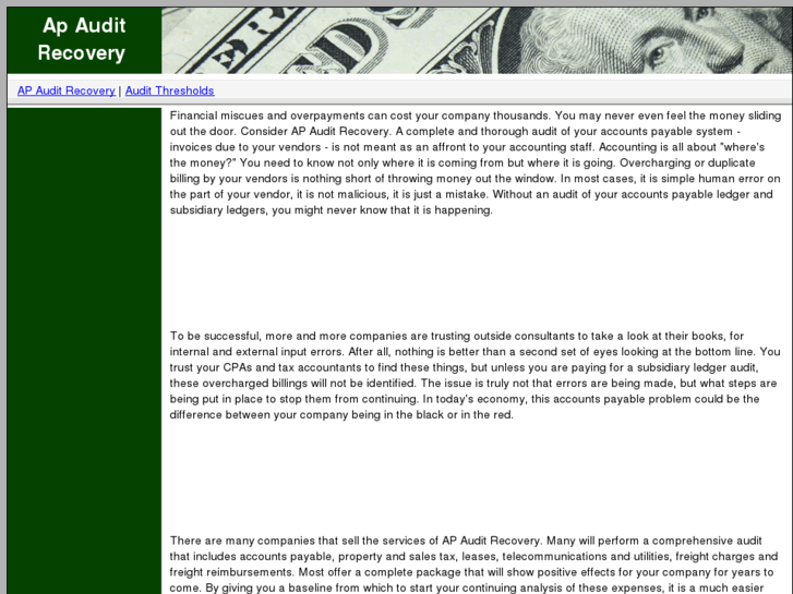 www.apauditrecovery.com