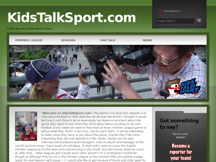 www.kidstalksport.com