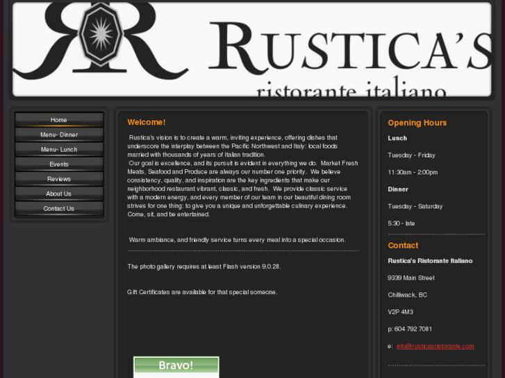 www.rusticasristorante.com