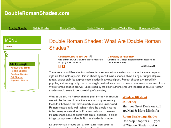 www.doubleromanshades.com