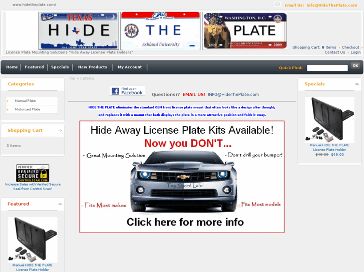 www.hidetheplate.com